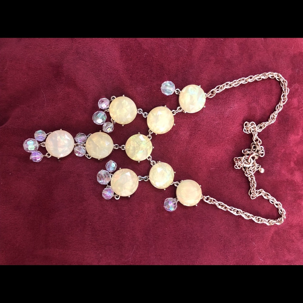 yellow opal necklace